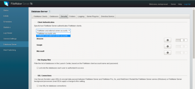 Implementing OAuth in Custom FileMaker Application
