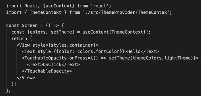 Context data React Context data React