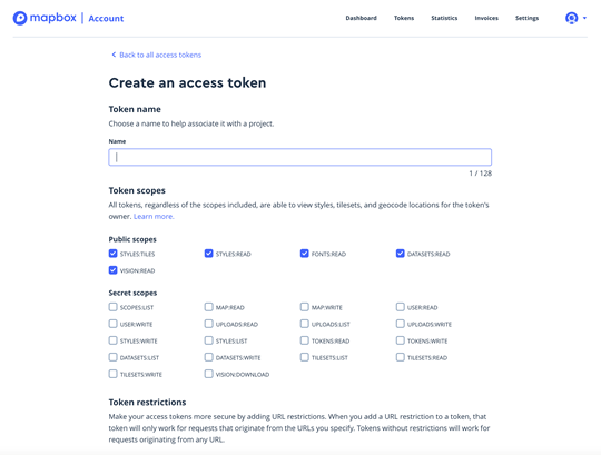 Create an access token Create an access token