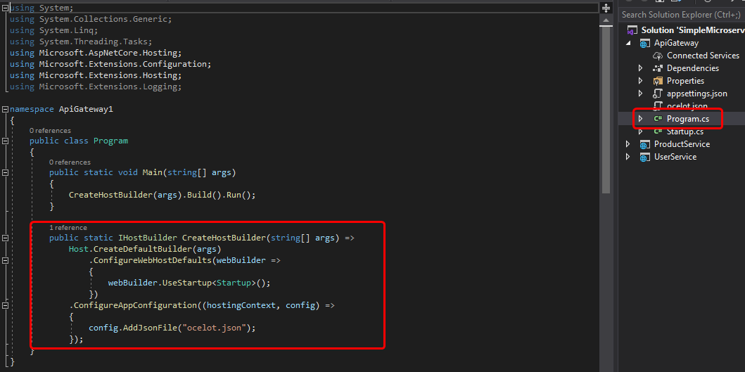 Program.cs file