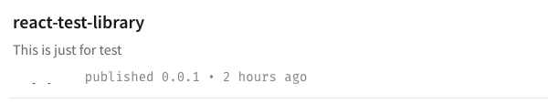 React test library React test library