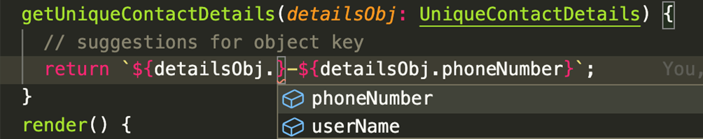 Code suggestion 